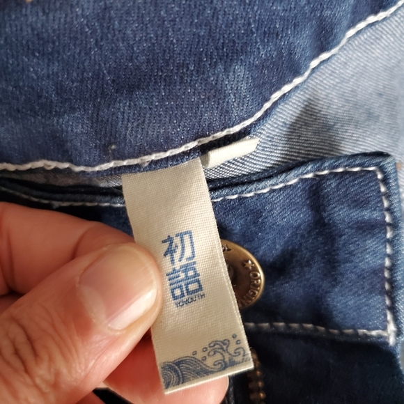 Toyouth funky skinny low waist jeans with orange trim size 29 - Picture 12 of 12